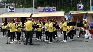 ８月９日（火）の汐路中学校吹奏楽部コンサートの様子！