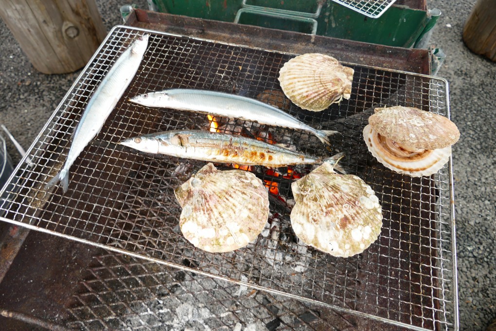 今が旬の”あれ”も焼きました！本日の”さんさん朝市”の様子！