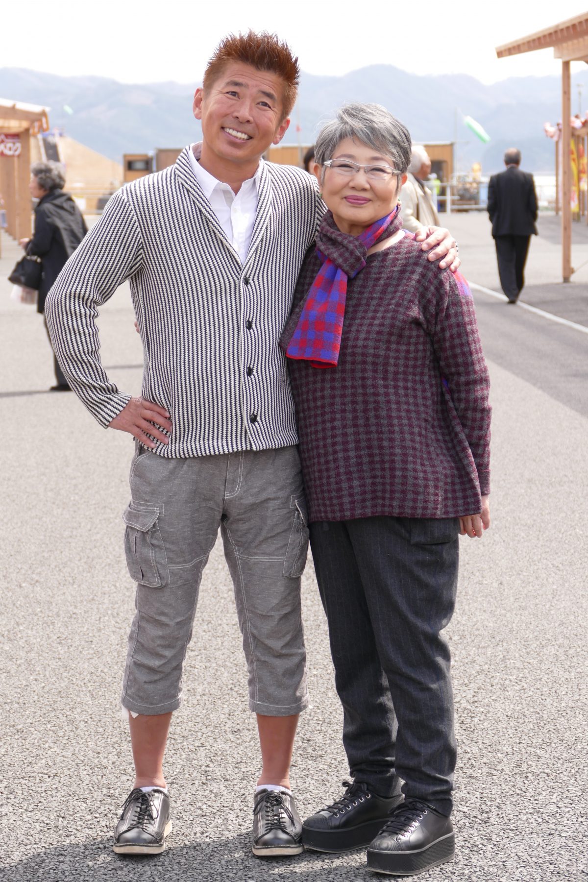 泉ピン子さんと勝俣州和さんがやって来た！明日の朝は『旅サラダ』をご覧ください！