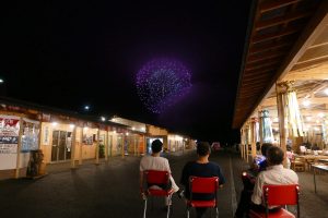 『志津川湾夏まつり福興市』花火スポットの穴場？さんさん商店街からも花火が綺麗に見えました！