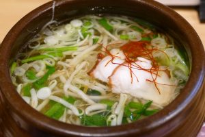 これからの季節にはピッタリ！しお彩の『たこつぼラーメン』！