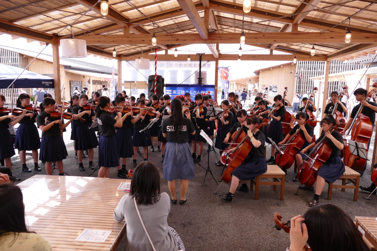 昨日の愛知県【安城学園高等学校弦楽部】の演奏の様子！