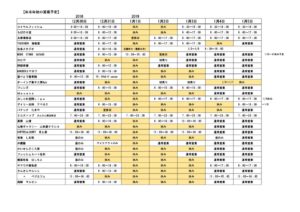 年末年始の各店舗営業情報＆インフォメーションセンター営業情報＆さんさんコート（フードコート）ご利用時間について！