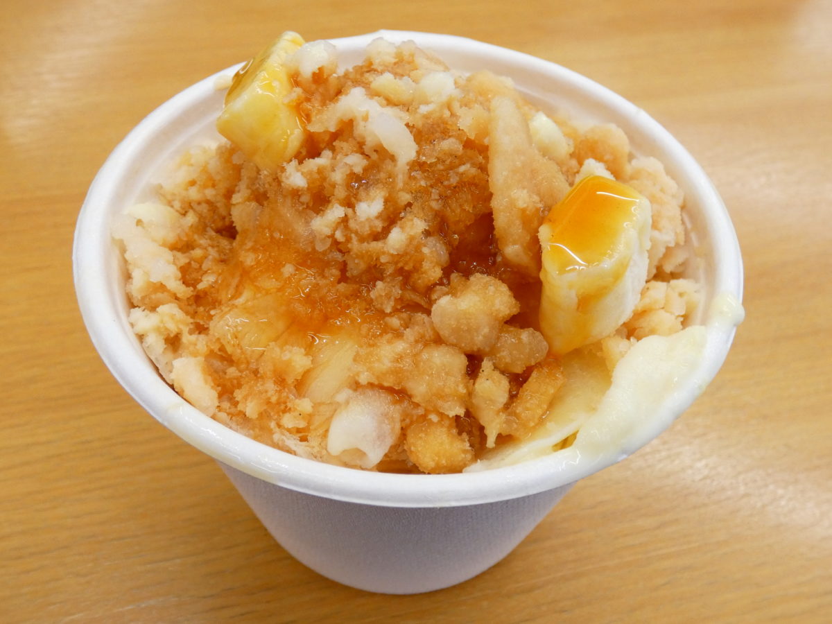 雄新堂の”台湾風かき氷”に『カラメルりんご』味が新登場！