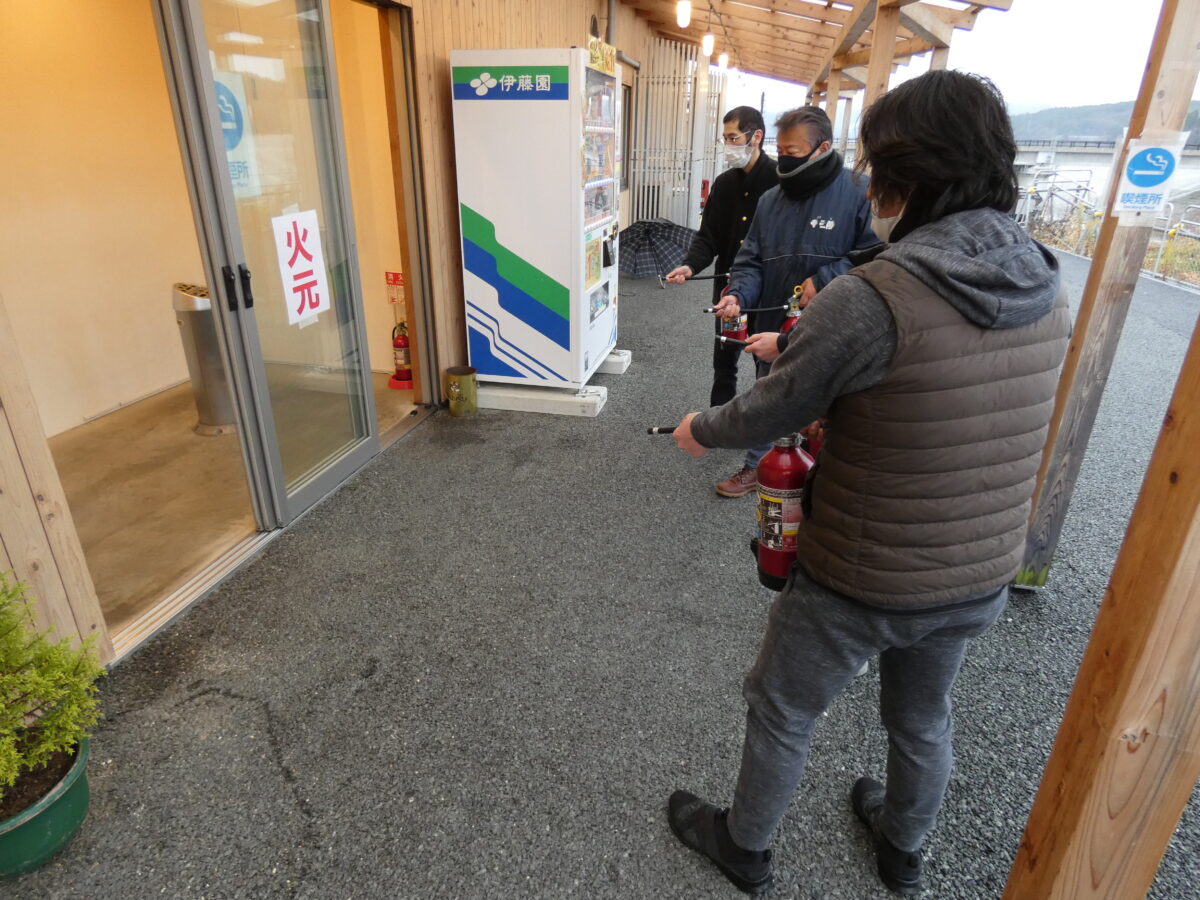 有事への備え！”さんさん商店街”で【消防訓練】を行いました！