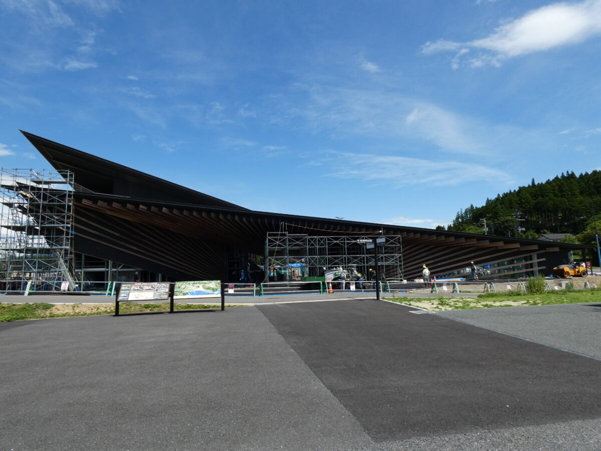 遂に全貌がお目見え！『南三陸町道の駅(伝承施設等)新築工事』状況！