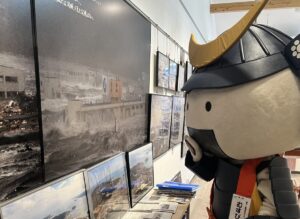 10/8(水) むすび丸が「さんさん商店街」に遊びに来てくれました！