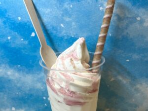 【季節限定】さんさん市場の『桜ソフト』をご紹介します！