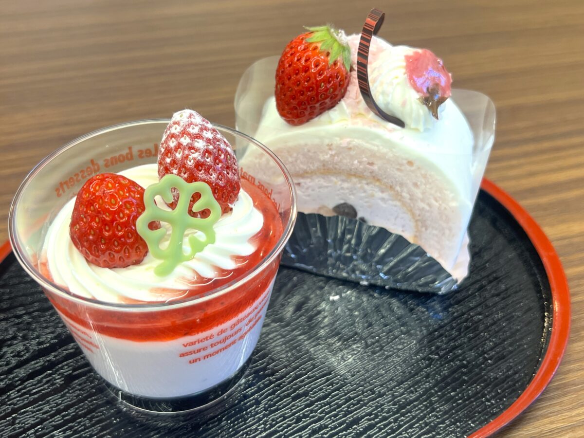 【季節限定】雄新堂の『さくらロール』『苺プリン』をご紹介します🌸🍓