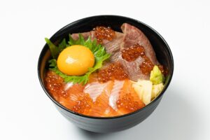 【南三陸サーモンフェア🐟】丼専門店 海たろうの「南三陸サーモンと仙台牛サーロイン炙り食べ比べ丼」をご紹介します！